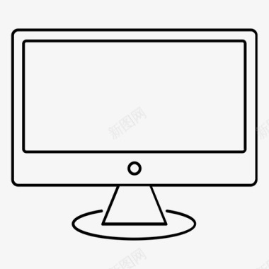 显示器电脑配件电脑硬件图标图标