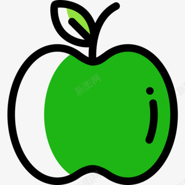 苹果宝宝71颜色省略图标图标