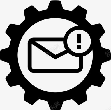 电子邮件数字营销91可靠图标图标