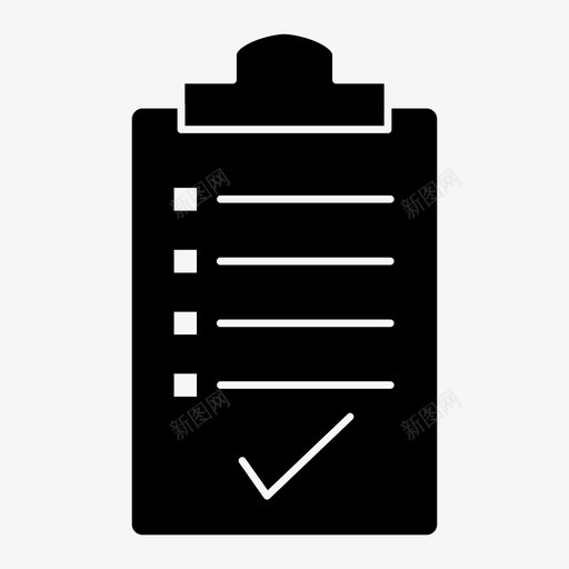 任务板任务列表工作计划图标svg_新图网 https://ixintu.com 任务 列表 工作 工作程序 工作计划