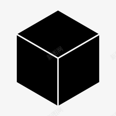 立方体盒子容器图标图标