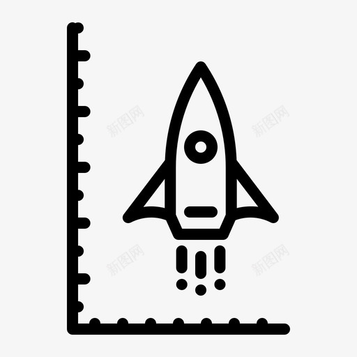助推器图表发射图标svg_新图网 https://ixintu.com 办公 助推器 发射 商业 图表 概述 火箭 重要