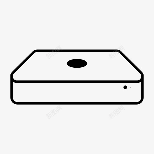 macmini苹果电脑图标svg_新图网 https://ixintu.com mac mini pc 产品 电脑 苹果