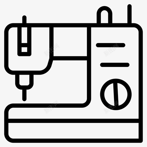 缝纫针织机器图标svg_新图网 https://ixintu.com 图标 机器 线图 缝纫 缝线 裁剪 裁缝 针织