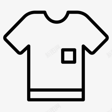 衬衫布料缝纫图标图标
