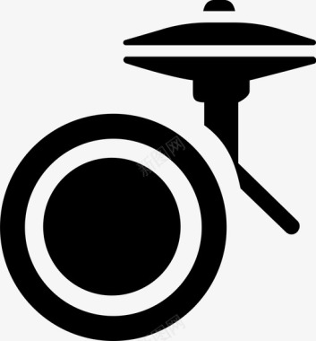 鼓钹钹乐器图标图标