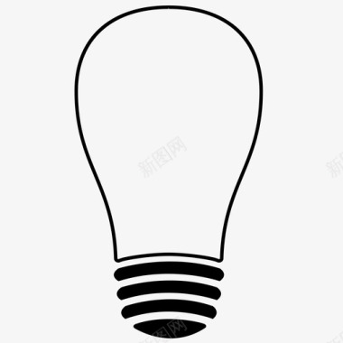 灯泡创新电源图标图标