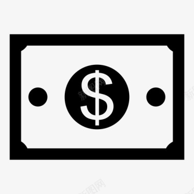 美元钞票钞票生意图标图标