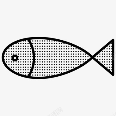 鱼食物星星点点图标图标