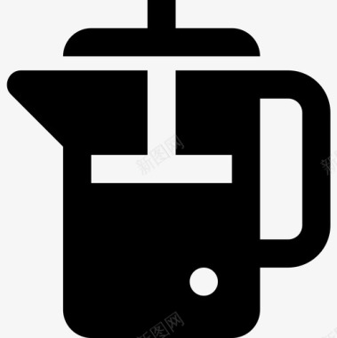 法式榨汁机咖啡30加满图标图标