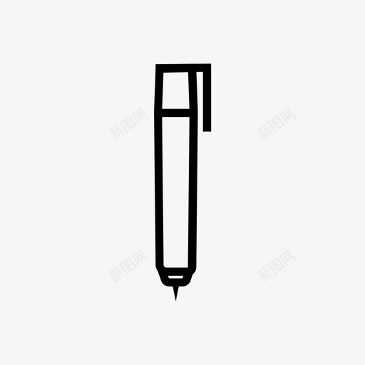 钢笔经典笔脚本图标svg_新图网 https://ixintu.com 写作 写作工具 教育 经典笔 脚本 钢笔