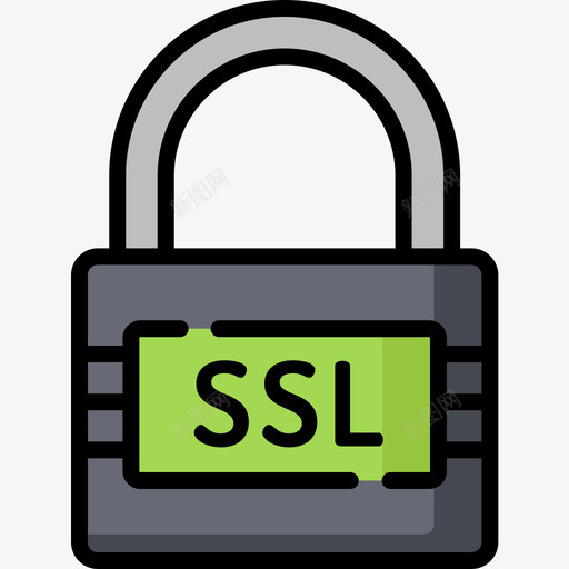 Ssl保护安全4线性颜色图标svg_新图网 https://ixintu.com Ssl 保护 安全 线性 颜色