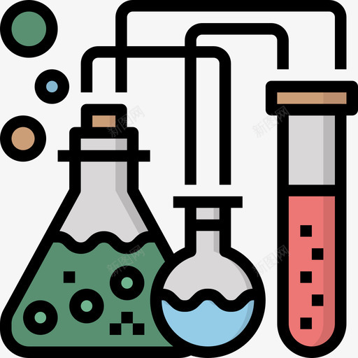 化学教育172线性颜色图标svg_新图网 https://ixintu.com 化学 教育 线性 颜色