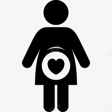 妇女怀孕孩子怀孕图标图标