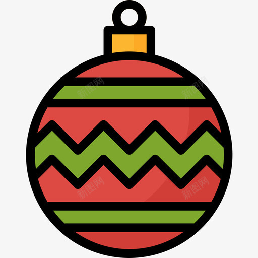 圣诞饰品191圣诞节线性颜色图标svg_新图网 https://ixintu.com 圣诞 圣诞节 线性 颜色 饰品