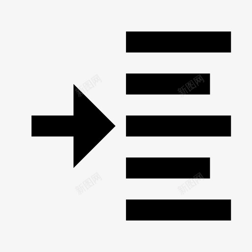 缩进边距上移图标svg_新图网 https://ixintu.com 上移 填充 实心 工具 布局 文本 缩进 边距 页面