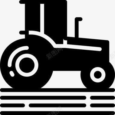 拖拉机农业31填充图标图标