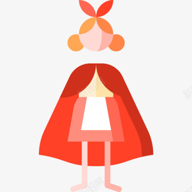 小红帽万圣节服装派对3平铺图标图标