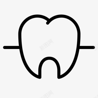 磨牙护理牙科图标图标