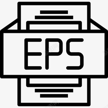 Eps文件类型3线性图标图标