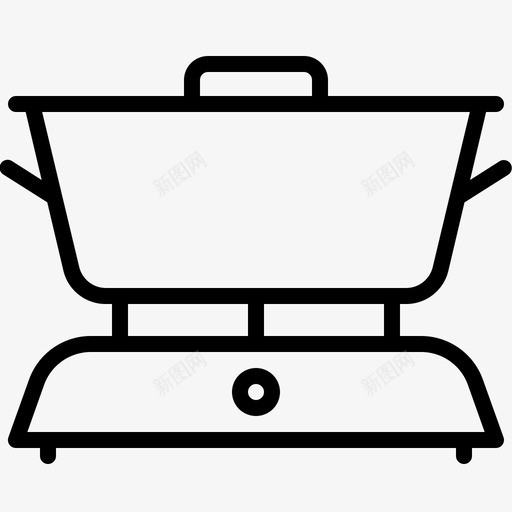 炉子厨师厨房图标svg_新图网 https://ixintu.com 厨师 厨房 炉子 餐厅