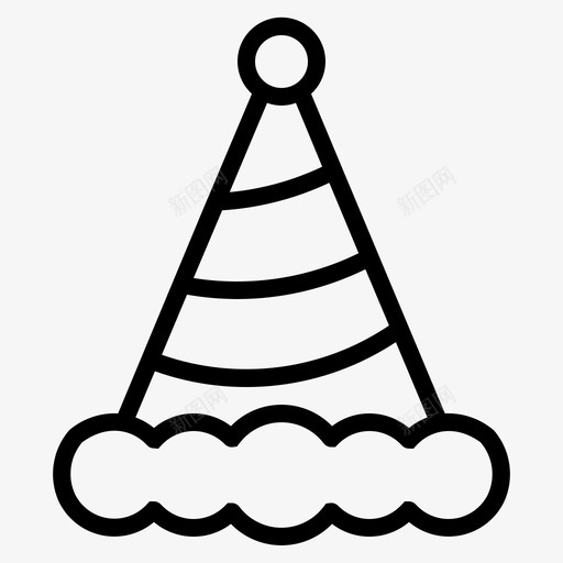 有趣的帽子生日庆祝图标svg_新图网 https://ixintu.com 帽子 庆祝 有趣 生日 聚会