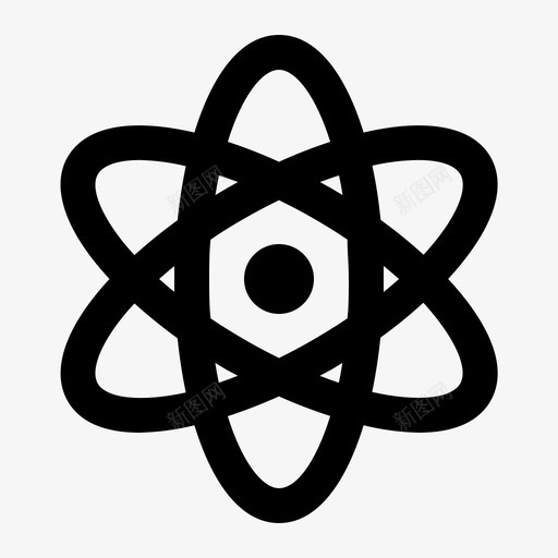 原子生态核图标svg_新图网 https://ixintu.com 原子 大纲 生态 科学