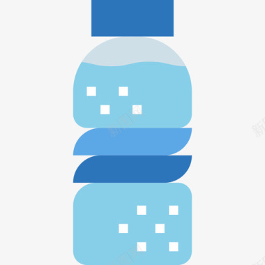 水瓶健身馆公寓图标图标
