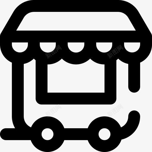 食品卡车零售18概述图标svg_新图网 https://ixintu.com 概述 零售18 食品卡车