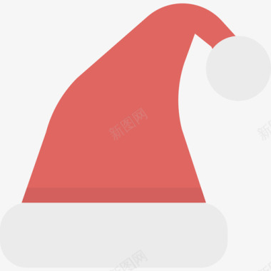圣诞帽圣诞194平顶图标图标