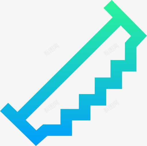 锯野营81梯度图标svg_新图网 https://ixintu.com 梯度 野营81 锯