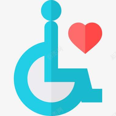 残疾非政府组织公寓图标图标