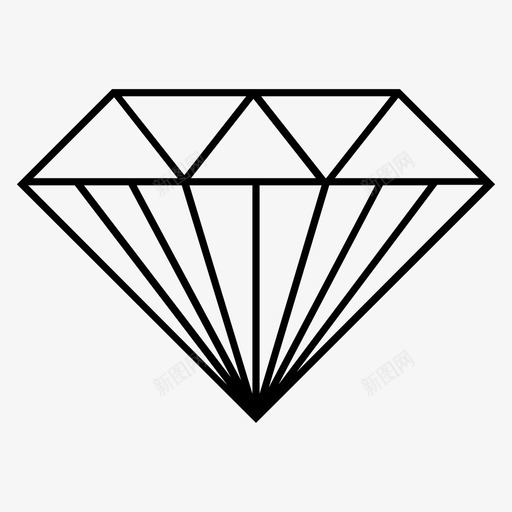 钻石独家昂贵图标svg_新图网 https://ixintu.com 昂贵 独家 花哨 钻石 首映