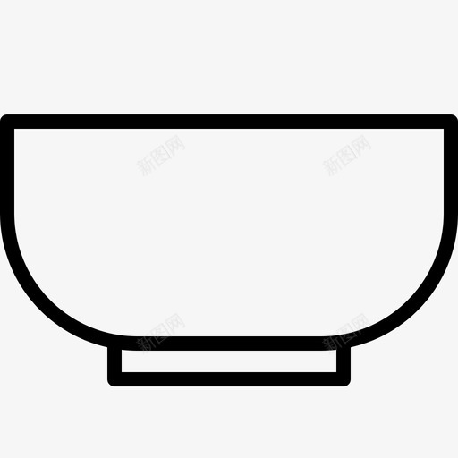 汤碗厨房餐厅图标svg_新图网 https://ixintu.com 厨房 厨房餐厅 汤碗 餐厅