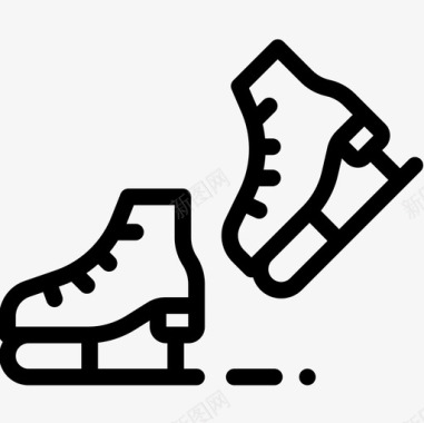 滑冰荷兰5直线型图标图标