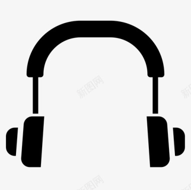 耳机音乐67固态图标图标