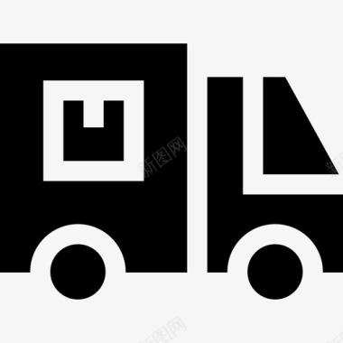 送货卡车47号交货已装满图标图标