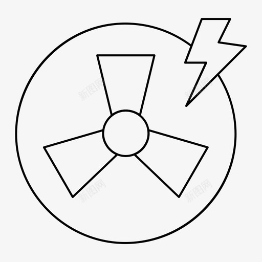 风扇能源工厂图标svg_新图网 https://ixintu.com feb web 工厂 性能 放射 放射性 电源 界面 能源 辐射 风扇