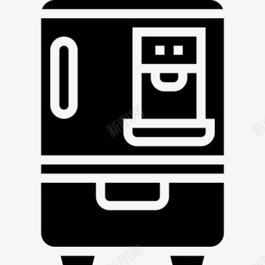 冰箱家用电器11字形图标图标