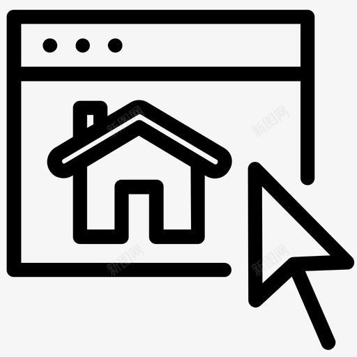 选房房地产销售图标svg_新图网 https://ixintu.com 房地产 概要 网站 选房 销售