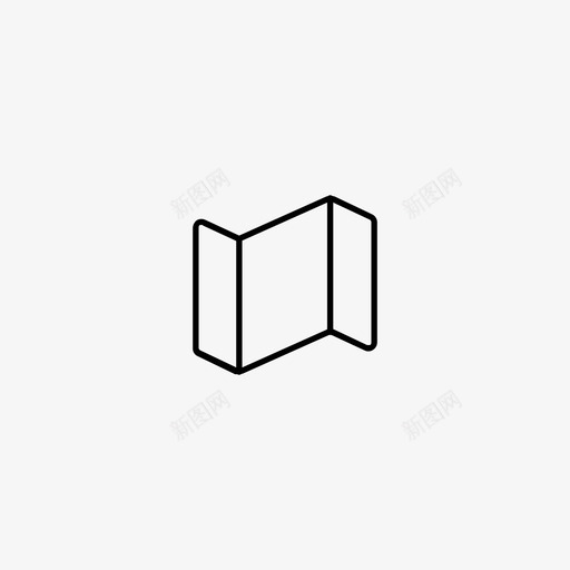 地图小册子地点图标svg_新图网 https://ixintu.com 图标 地图 地点 基础 小册子 用户界面