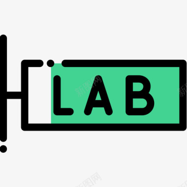 实验室大学24颜色省略图标图标