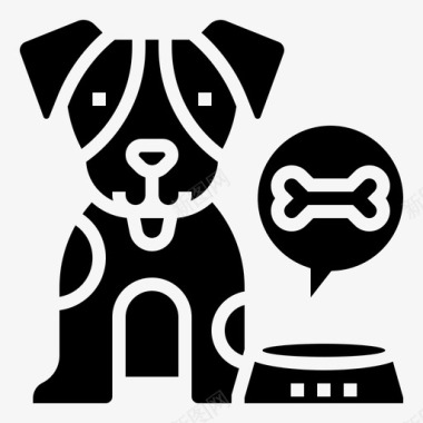 狗动物犬科动物图标图标