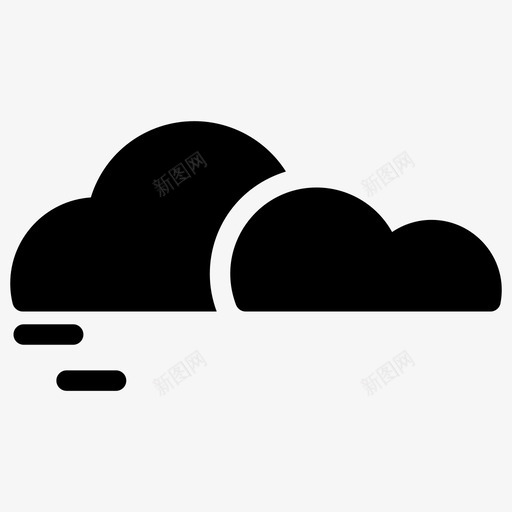 云浮云天空云图标svg_新图网 https://ixintu.com 冬季 图形 图标 天气 天空 字形 浮云 能量 速度