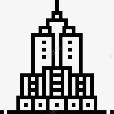 Skycroper美国3直系图标图标