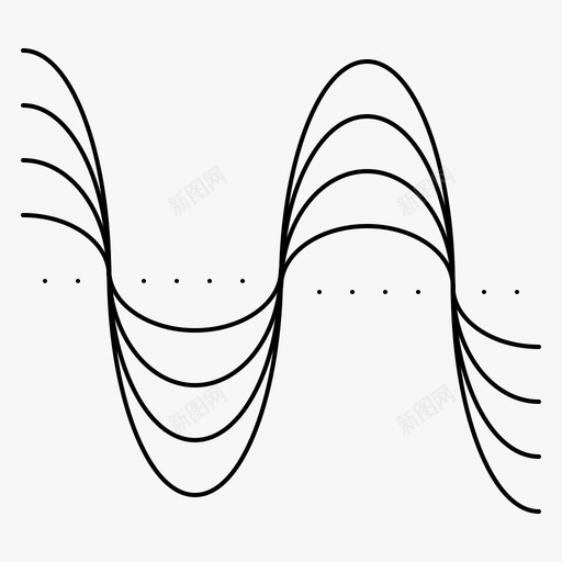 频率赫兹音调图标svg_新图网 https://ixintu.com 压力 声音 工作室 数字 细线 赫兹 音调 频率