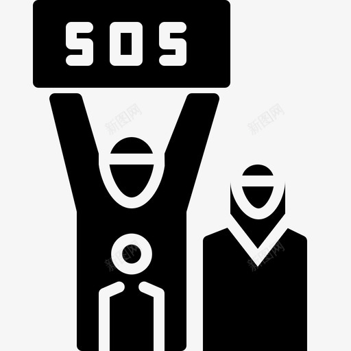 求救小组帮助图标svg_新图网 https://ixintu.com 人类 小组 帮助 求救 难民 难民集合