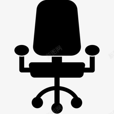 办公椅装饰家具图标图标