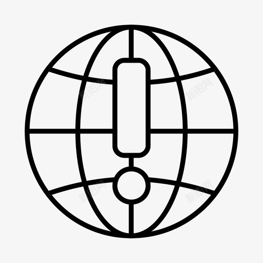 全球浏览器互联网图标svg_新图网 https://ixintu.com 2月 v4 世界 互联网 全球 收集 浏览器 界面 网络 警告