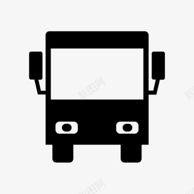 公共汽车交通运输图标图标